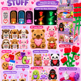 Valentine's Day Love Stuff Floor Display - 60 Pieces Per Retail Ready Display Kit 88639