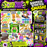 SquishZilla™ Squishy Fidget Toy Assortment Floor Display - 86 Pieces Per Retail Ready Display Kit 88640