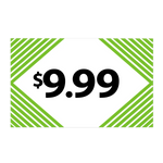 Merchandising Fixture - $9.99 Retail Tag 25 Per Pack 978450 NOVELTY INC