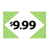 Merchandising Fixture - $9.99 Retail Tag 25 Per Pack 978450 NOVELTY INC