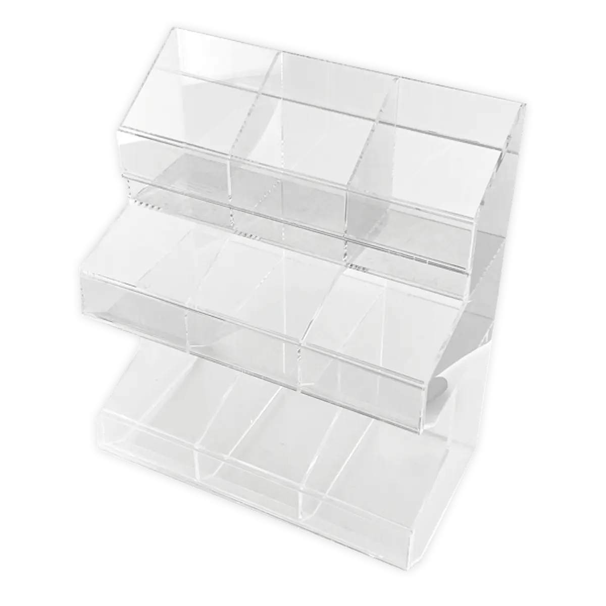 Merchandising Fixture - Acrylic Nine Bin Bulk Display 971620 NOVELTY INC