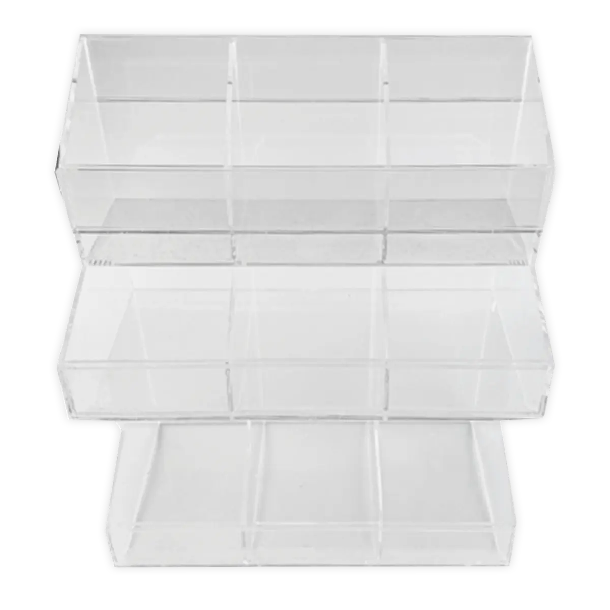 Merchandising Fixture - Acrylic Nine Bin Bulk Display 971620 NOVELTY INC