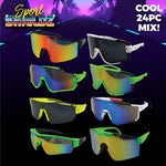 Sunglasses Refill Pack Sport Shieldz Assortment - 24 Pieces Per Pack 23516 DRIVER'S EDGE
