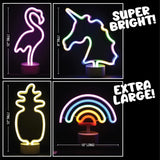 Neon Sign Assortment Floor Display (Sheetz Exclusive) - 17 Pieces Per Retail Ready Display 88455 NOVELTY INC