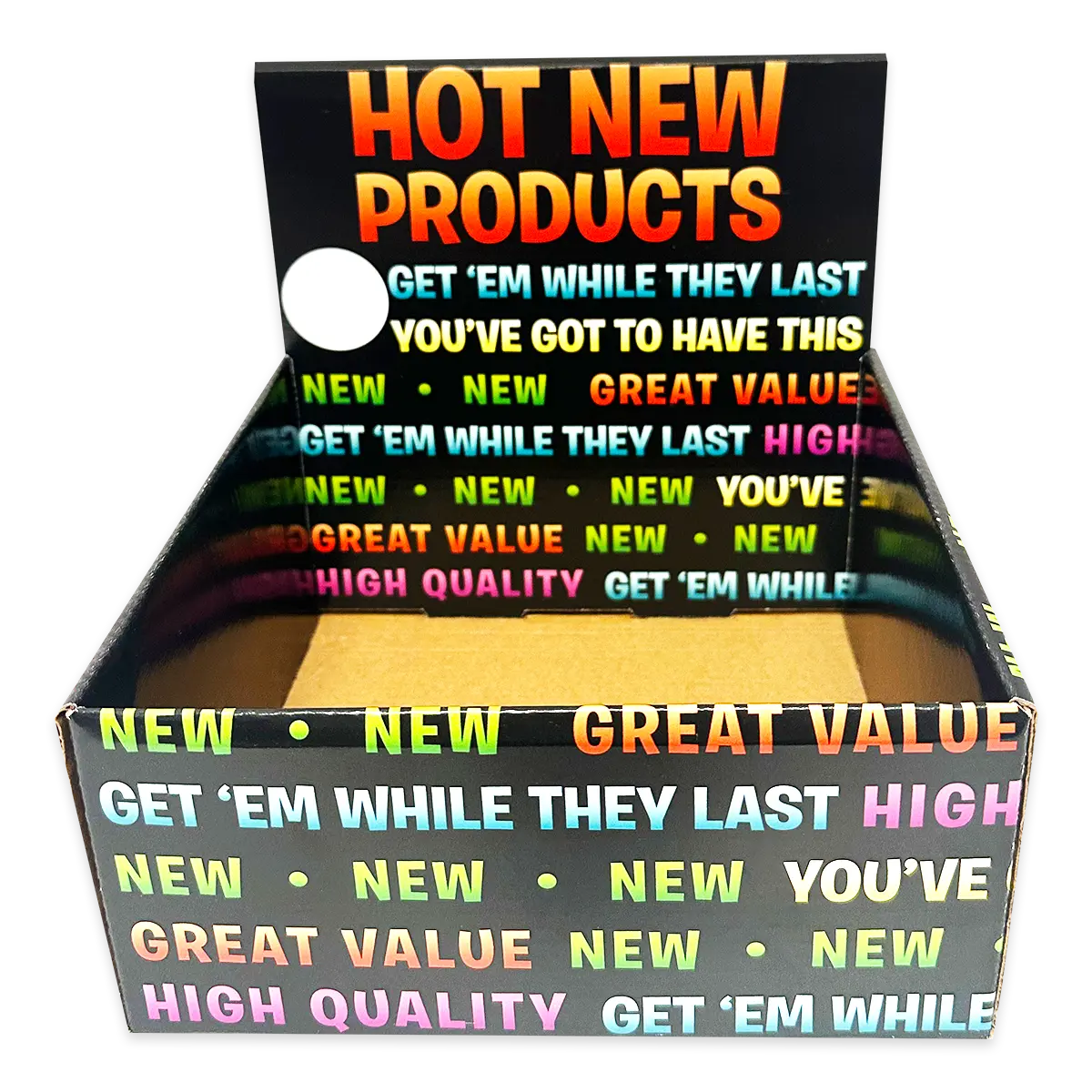 Merchandising Fixture - Corrugated Shelf Display ONLY 978120 NOVELTY INC