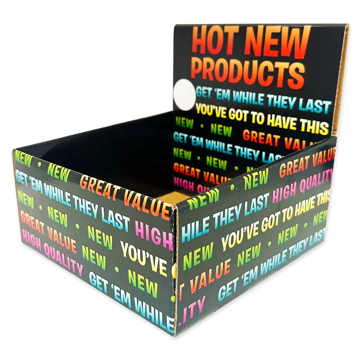 Merchandising Fixture - Corrugated Shelf Display ONLY 978120 NOVELTY INC