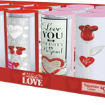Valentine's Day Glass and Gift Assortment Floor Display - 81 Pieces Per Retail Ready Display 88500 KIPP BROTHERS