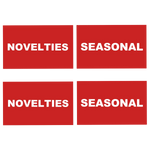 Merchandising Fixture - Spinner Rack Merchandising 8 Sign Set 978280 NOVELTY INC