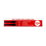 Merchandising Fixture - 3' USB-C to USB-C Charging Cable Sign 979430 NOVELTY INC