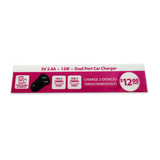 Merchandising Fixture - USB-A Dual Port Car Charger Sign ONLY 979440 NOVELTY INC