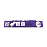 Merchandising Fixture - USB-A to USB-C  DC Car Charger Sign ONLY 979450 NOVELTY INC