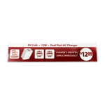 Merchandising Fixture - USB-A Dual Port AC Wall Charger Sign ONLY 979460 NOVELTY INC