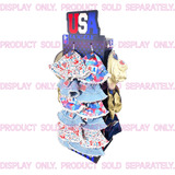 USA Patriotic Hat Floor Display - Retail Ready Floor Display ONLY 979960 NOVELTY INC