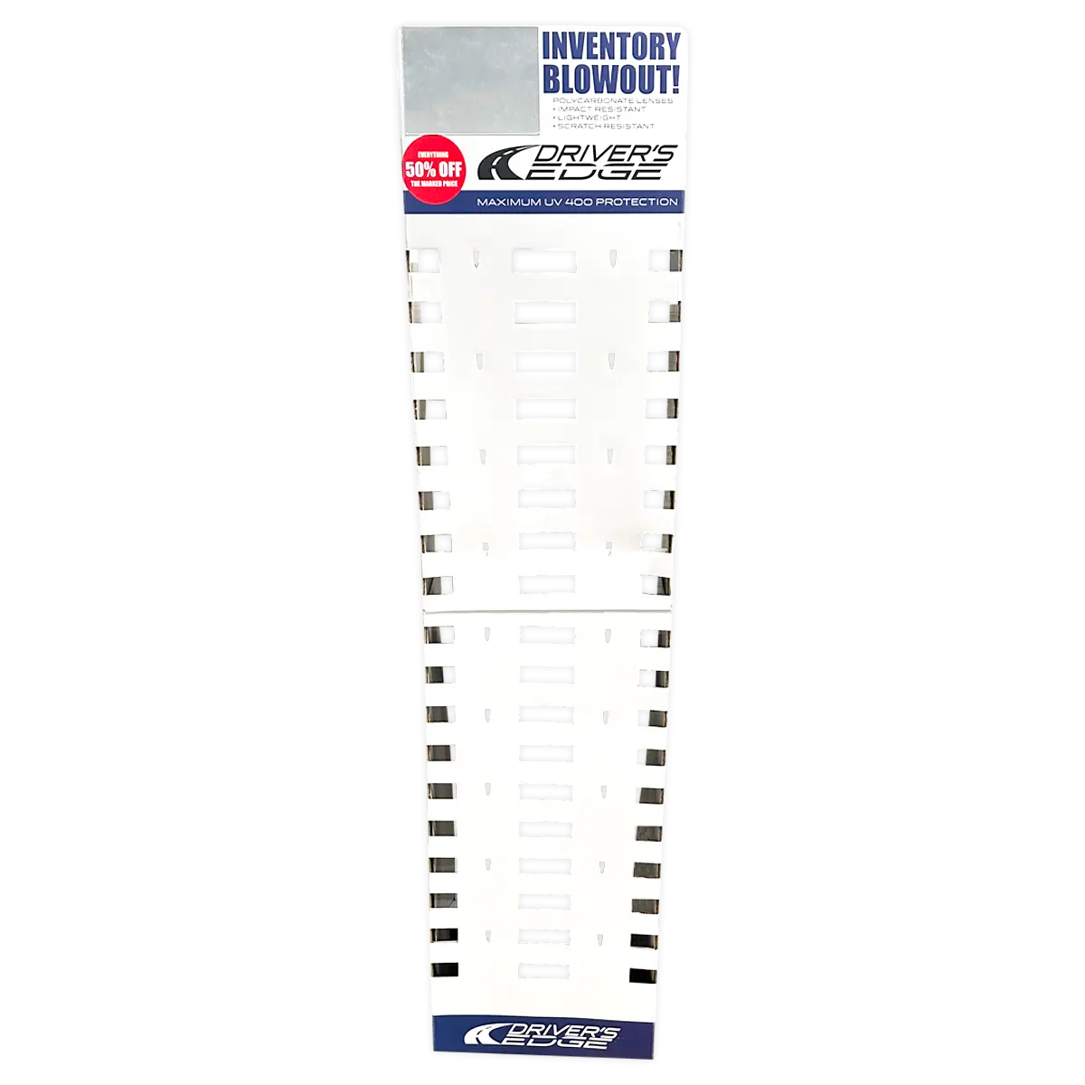 Sunglasses Assortment Merchandising Fixture - Retail Ready Floor Display ONLY 979970 DRIVER'S EDGE