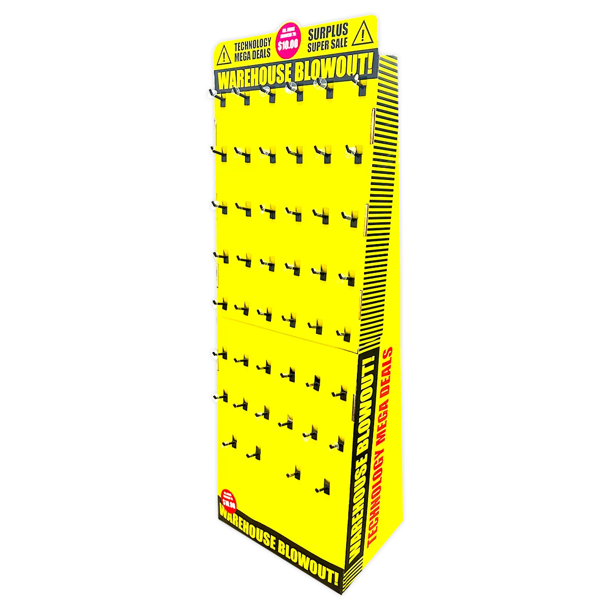 Technology Assortment Merchandising Fixture - Retail Ready Floor Display ONLY 979980 GADGET GEAR