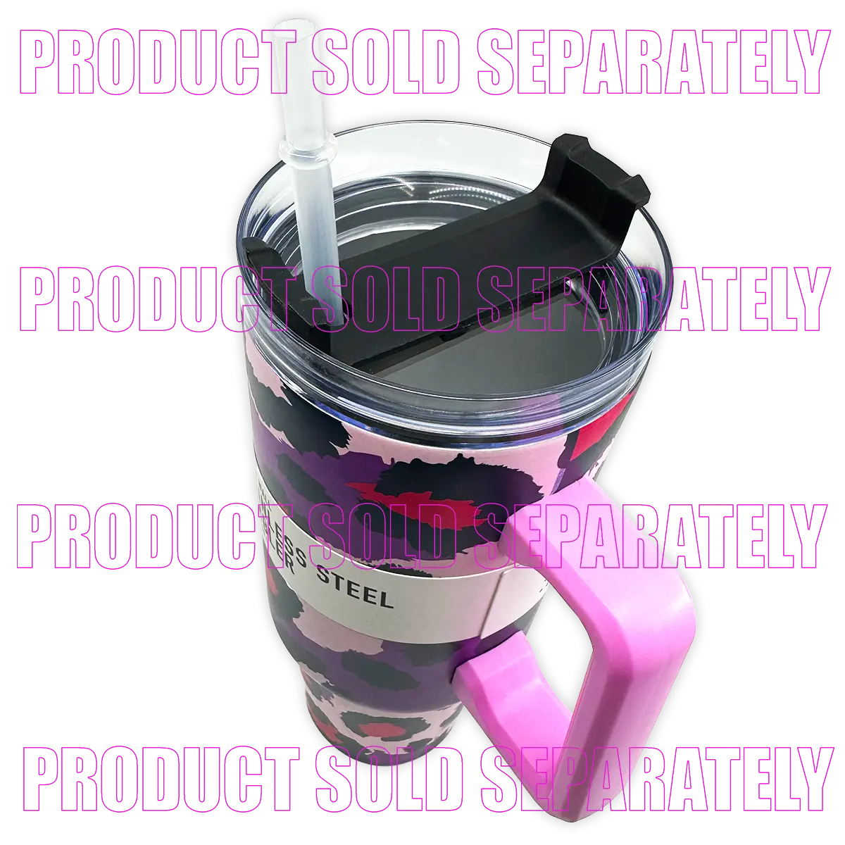 40 oz Cup Compatible Plastic Straw Replenishment Pack - 12 Pieces Per Pack 980100 ROUGHNECK