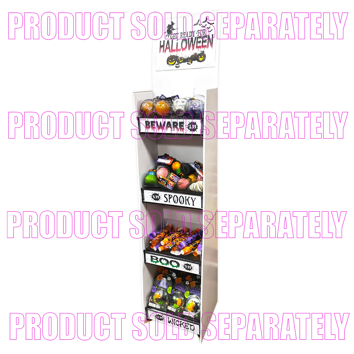Merchandising Fixture - PVC Box Tray 4 980560 NOVELTY INC