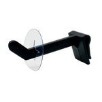Merchandising Fixture - Short Black Plastic Peg with Peg Stop 21 Per Pack 986070 NOVELTY INC