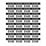 Merchandising Fixture - $14.00 Retail Tag 32 Per Pack 986350 NOVELTY INC