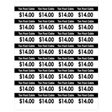 Merchandising Fixture - $14.00 Retail Tag 32 Per Pack 986350 NOVELTY INC