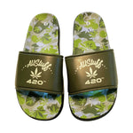 Himpy Slides - Mens Jack Herer Desert Sand Sandal - 1 Pair Per Pack ALL STUFF 420