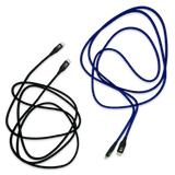 Charging Cable Braided Nylon USB-C to Lightning 6FT 2.4 Amp - 3 Pieces Per Pack 24606 GADGET GEAR