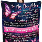 Family Printed Blanket - 6 Pieces Per Retail Ready Display 24430 KIPP BROTHERS