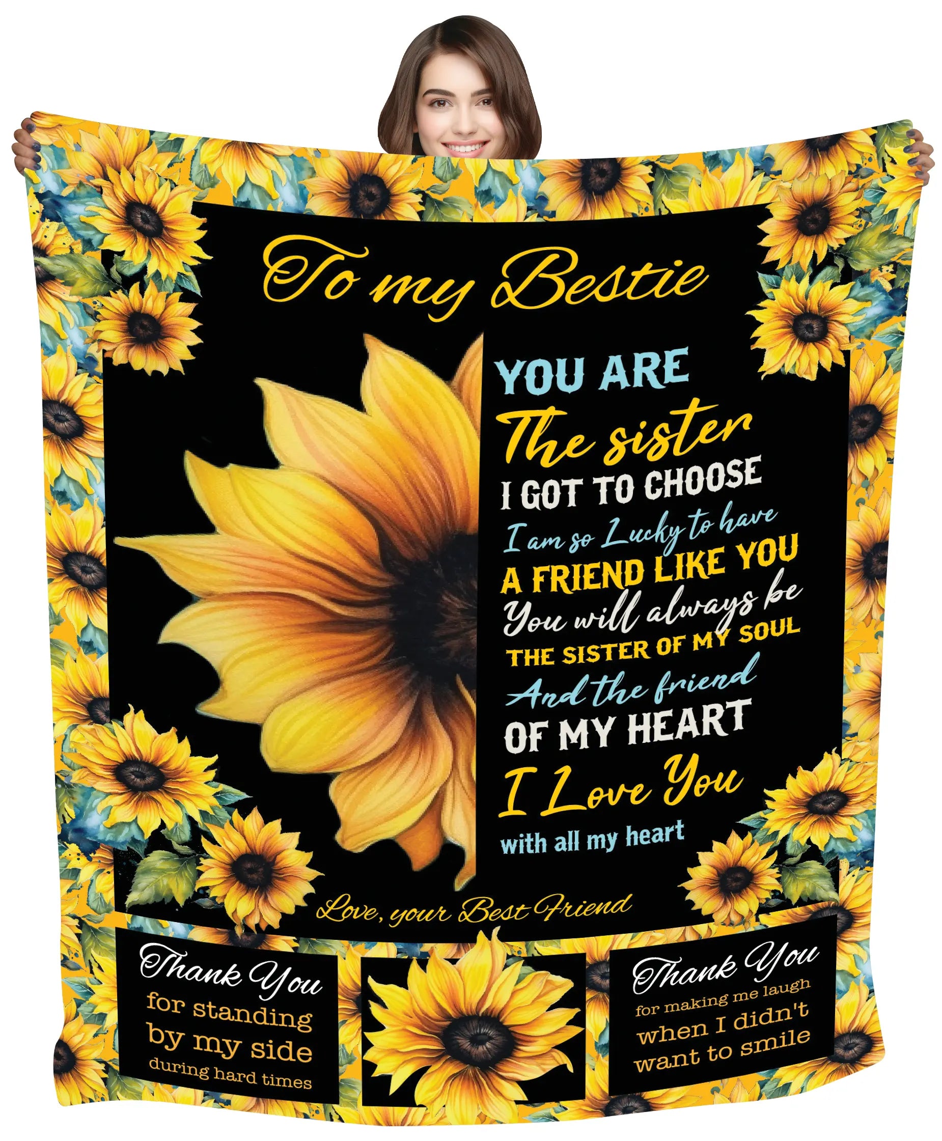Family Printed Blanket - 6 Pieces Per Retail Ready Display 24430 KIPP BROTHERS