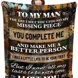 Family Printed Blanket - 6 Pieces Per Retail Ready Display 24430 KIPP BROTHERS