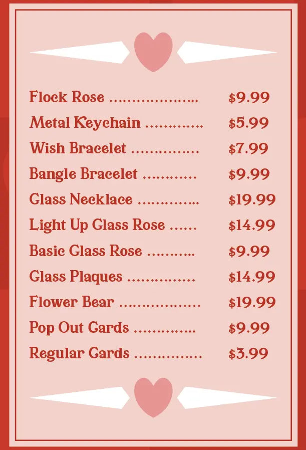 Valentine's Day Glass and Gift Assortment Floor Display - 81 Pieces Per Retail Ready Display 88500 KIPP BROTHERS