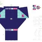 40oz Insulated Stainless-Steel Printed Cup Mix B - 6 Pieces Per Retail Ready Display 24770 NOVELTY INC