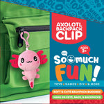 Axolotl Plush Backpack Clip - 24 Pieces Per Retail Ready Display 25264 KIPP BROTHERS