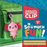 Axolotl Plush Backpack Clip - 24 Pieces Per Retail Ready Display 25264 KIPP BROTHERS