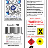 300ML Bulk Torch Blue Butane Refill - 8 Pieces Per Retail Ready Display 41737 TORCH BLUE