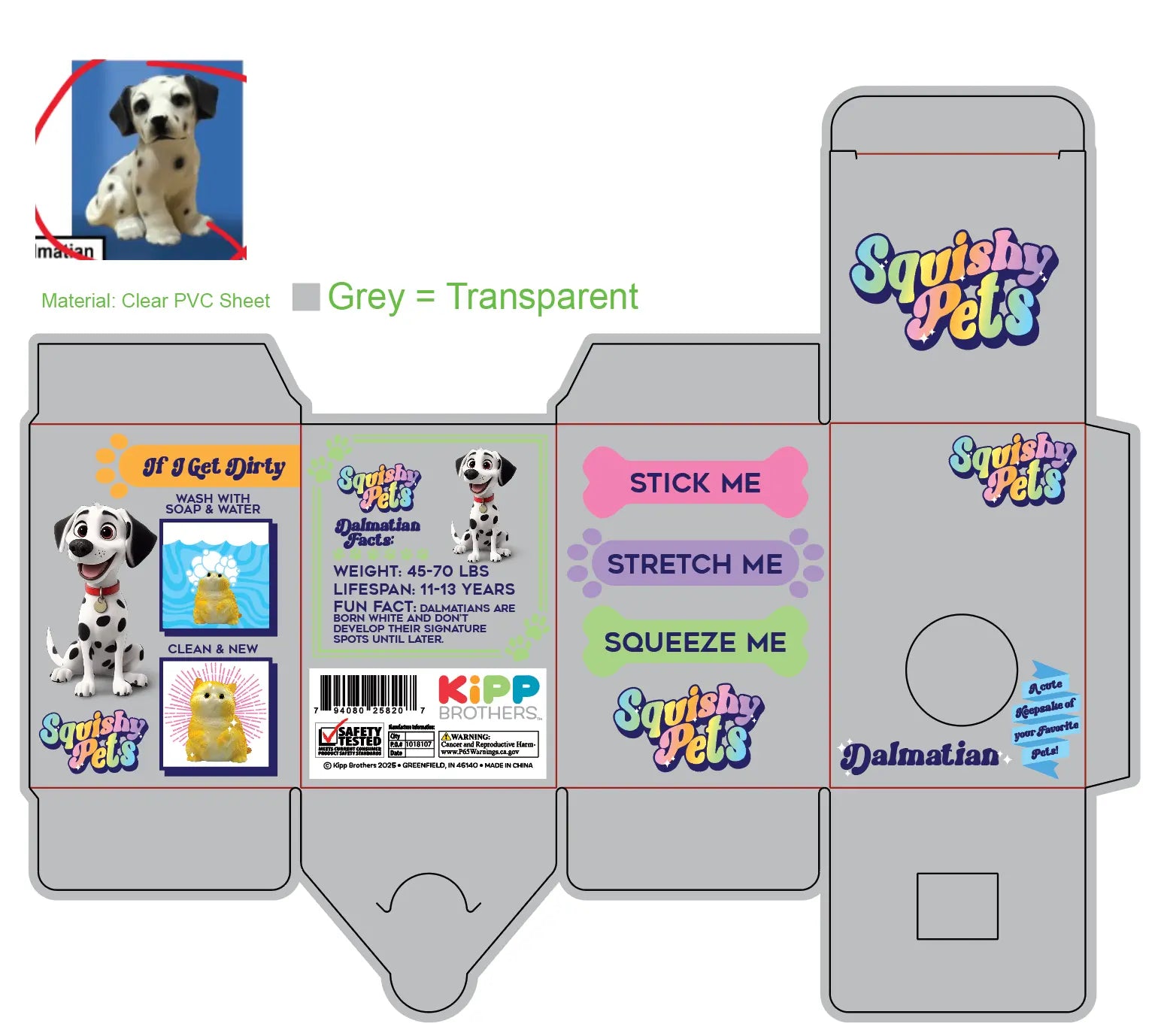 Squishy Pets Keepsake - 12 Pieces Per Retail Ready Display 25820 KIPP BROTHERS