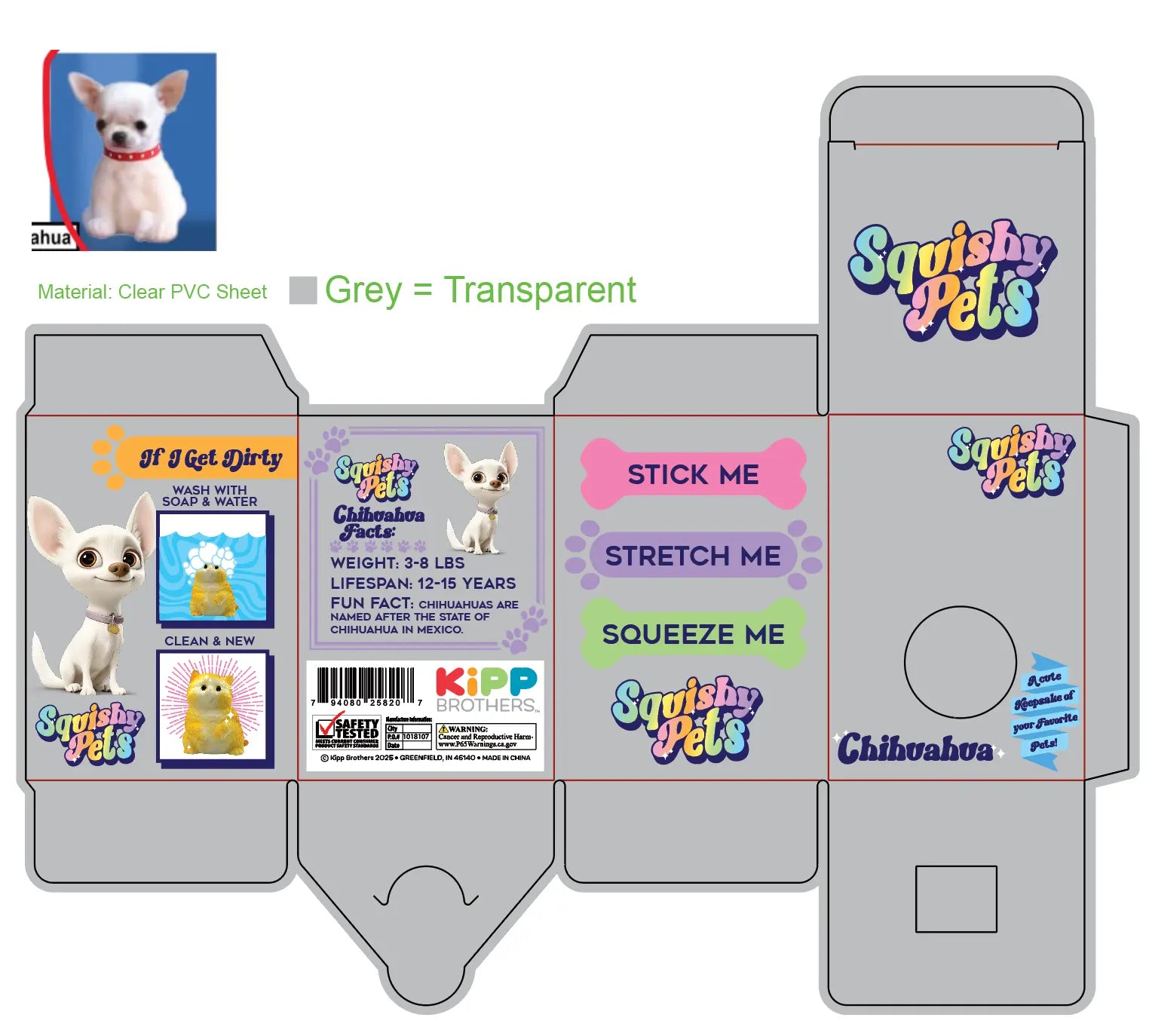Squishy Pets Keepsake - 12 Pieces Per Retail Ready Display 25820 KIPP BROTHERS