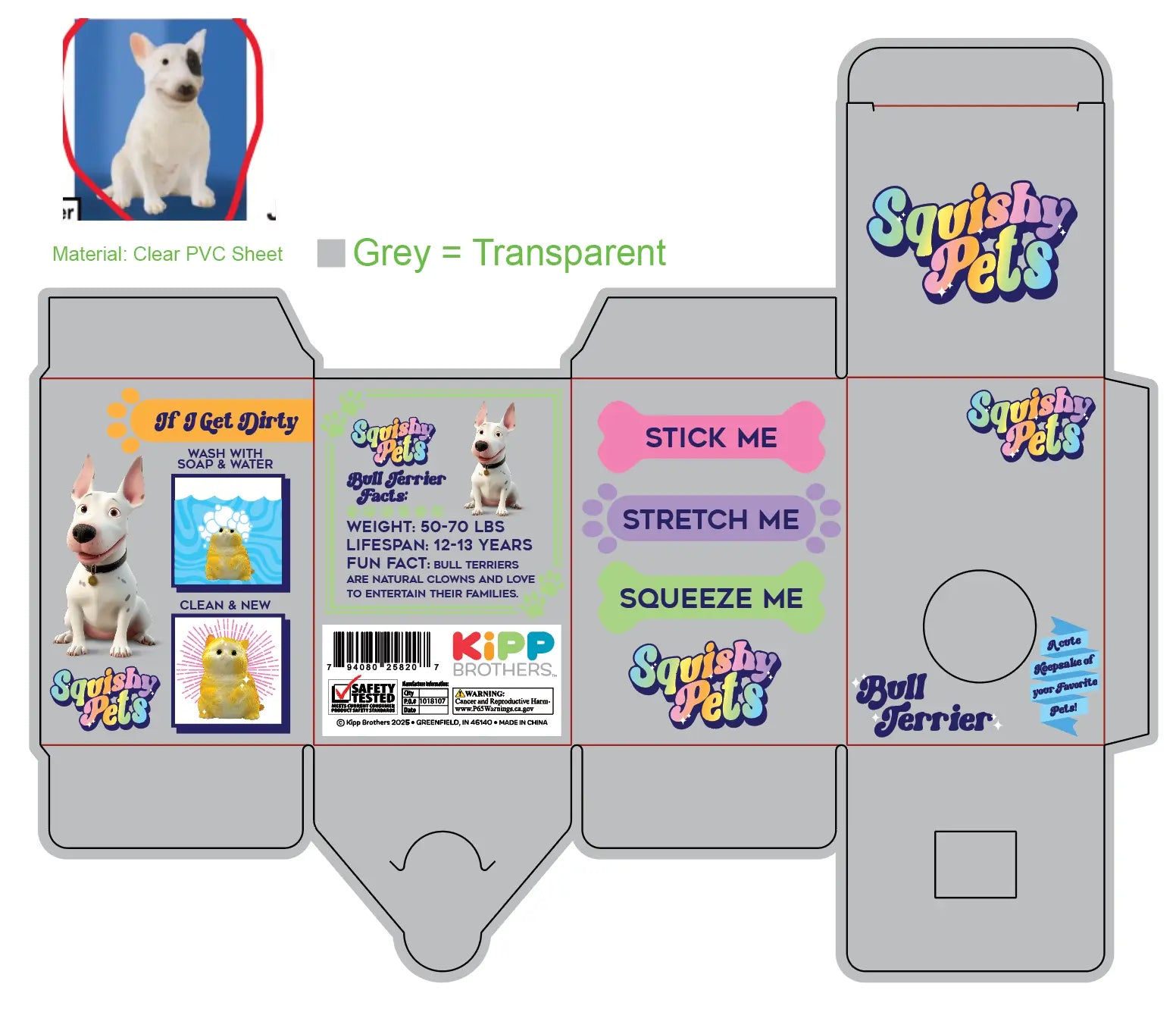 Squishy Pets Keepsake - 12 Pieces Per Retail Ready Display 25820 KIPP BROTHERS