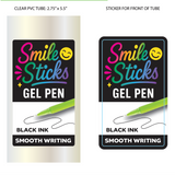 Smile Stick Gel Pen - 24 Pieces Per Display 26472