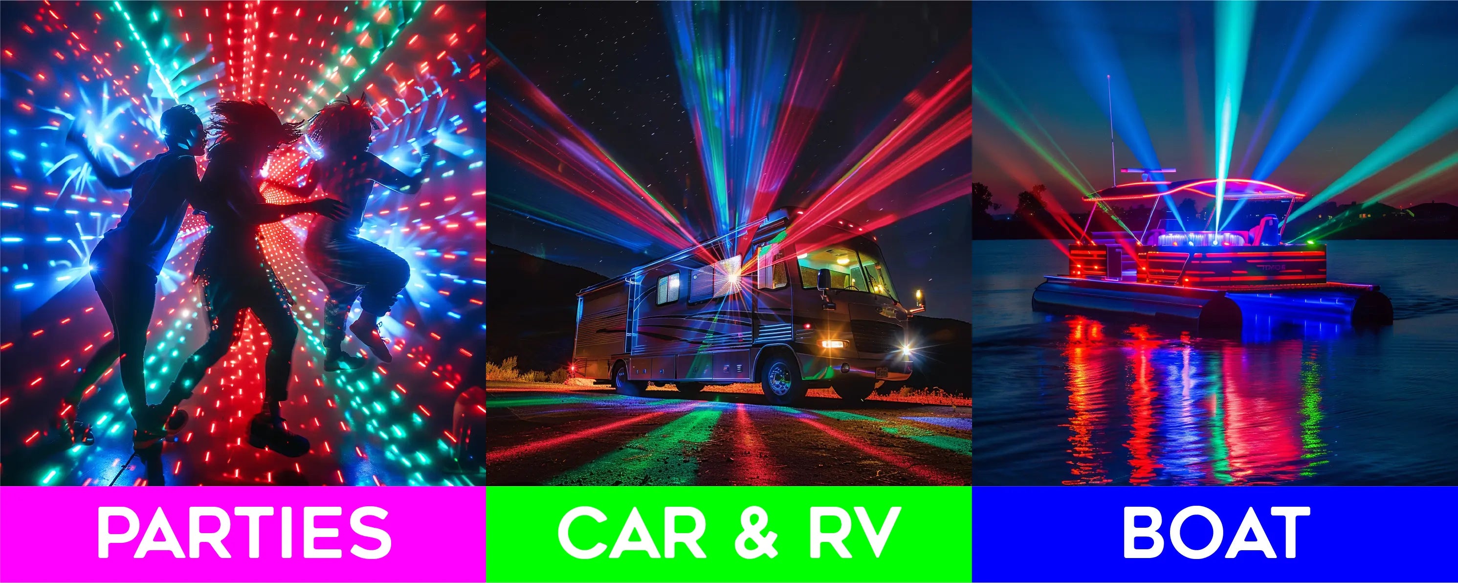 Mood Light USB Double Disco Ball - 6 Pieces Per Retail Ready Display 25344 CAR VIBEZ