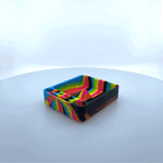 Silicone Ashtray with Assorted Colors - 6 Pieces Per Retail Ready Display 41435 SMOKEZILLA
