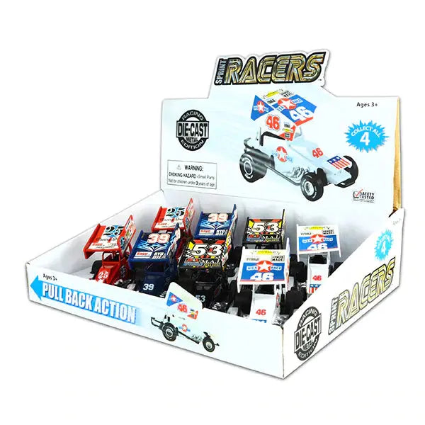 Pull Back Sprint Car - 8 Pieces Per Display 20478K KIPP BROTHERS