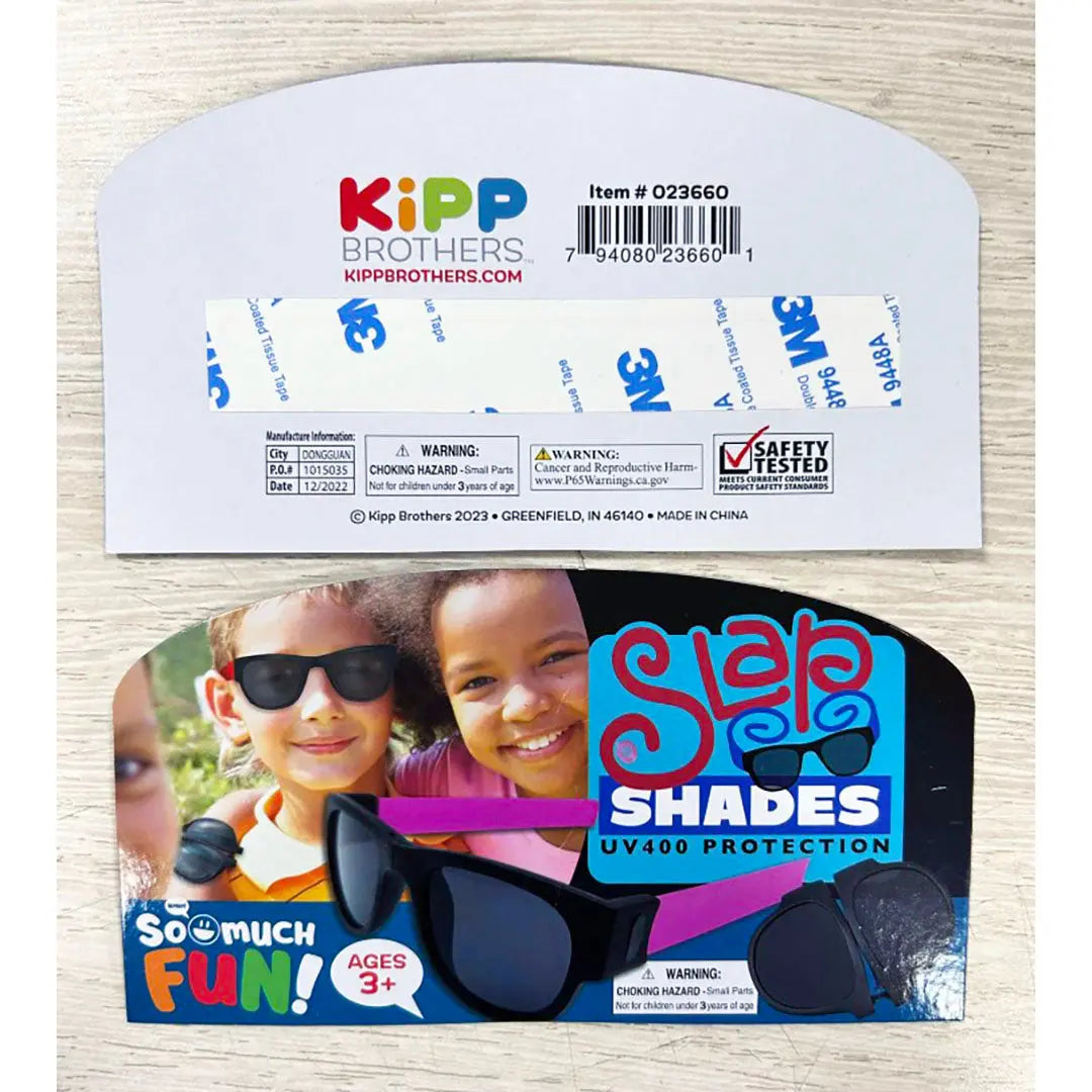 Kids Slap Bracelet Sunglasses - 12 Pieces Per Pack 23660 KIPP BROTHERS