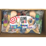 Classic Wooden Sling Shot with Spiky Balls - 12 Pieces Per Pack 23669 KIPP BROTHERS
