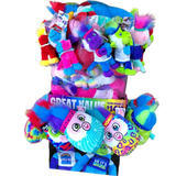 Plush Mohawk Monkey Assorted Floor Display - 30 Pieces Per Retail Ready Display 88398 KIPP BROTHERS