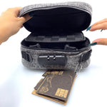Smell Proof Canvas Lock Bag with Tool Organizer - 4 Pieces Per Retail Ready Display 22711 SMOKEZILLA
