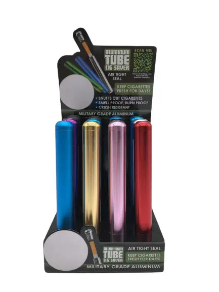 Metal Cigarette Saver Tube- 12 Pieces Per Retail Ready Display 22034 SMOKEZILLA