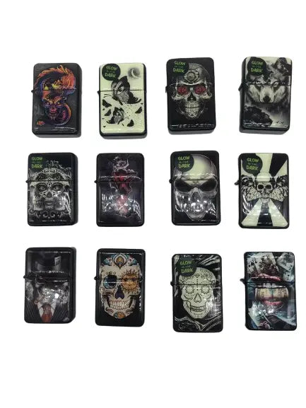 Glow in The Dark Flip Top Torch Lighter - 12 Pieces Per Retail Ready Display 22671 SMOKEZILLA