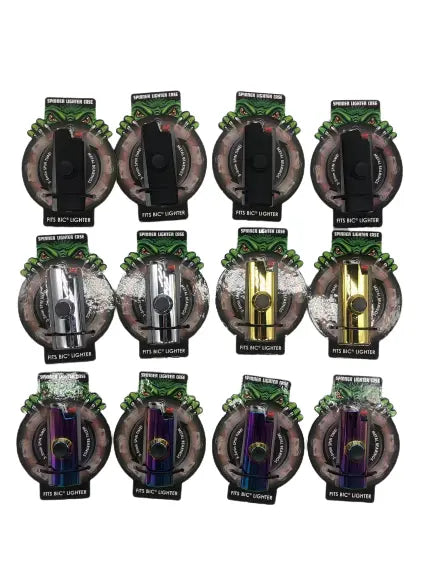 Metal Spinner Lighter Case - 12 Pieces Per Retail Ready Display 23059 SMOKEZILLA