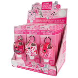 Breast Cancer Awareness Pink Hand Sanitizer Key Chain - 12 Pieces Per Retail Ready Display 20369 KIPP BROTHERS