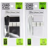 AC Wall Charger USB Port with USB to Lightning Charging Cable Set - 2 Pieces Per Pack 20687 GADGET GEAR